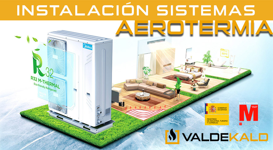  instalación sistemas aerotermia Valdemoro